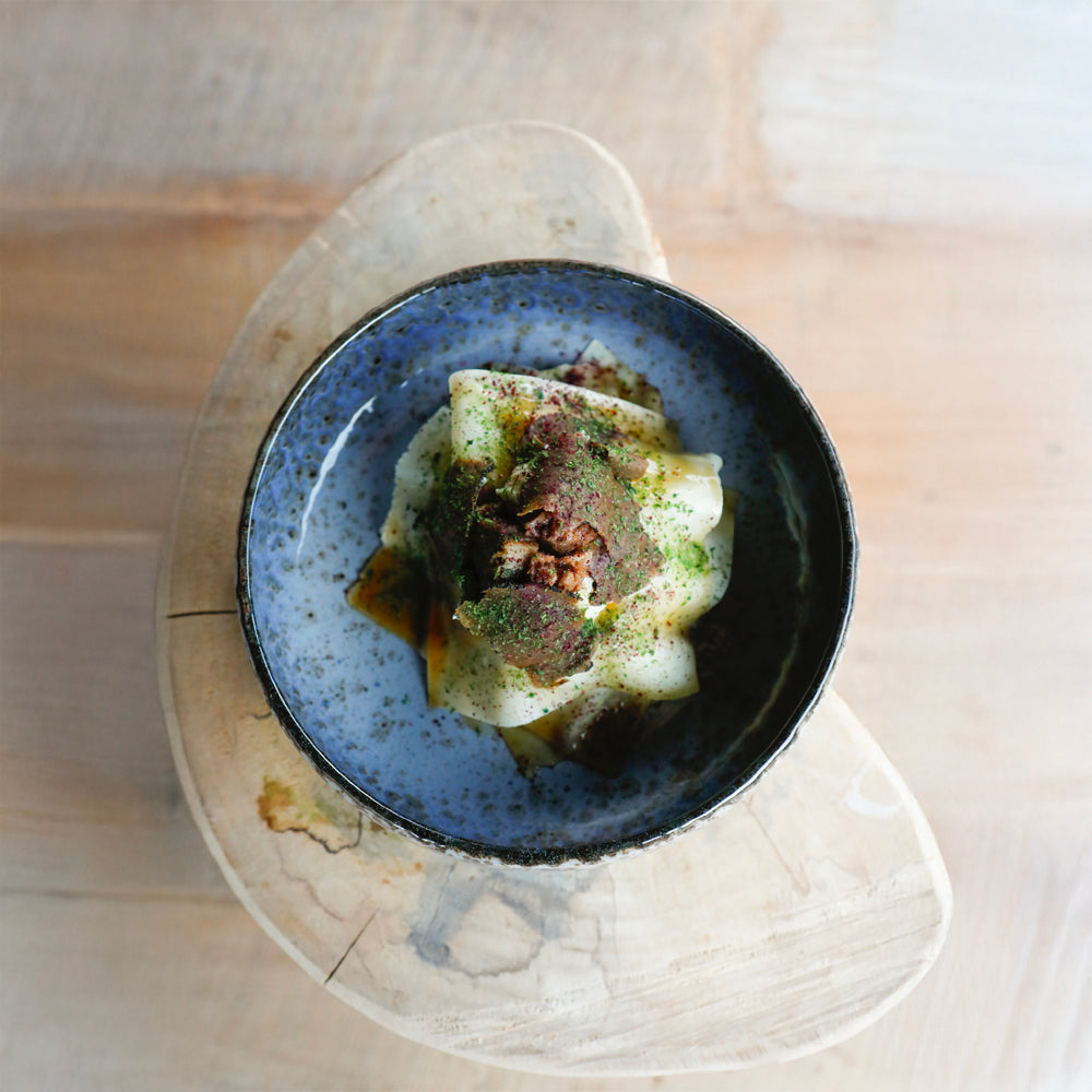 “Lasasagnetta” the baby lasagna, slow-cooker beef, béchamel, fresh truffle, crispy parmesan